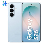 Samsung Galaxy S26 smartphone, 6.3 pollici, Exynos 2600, tripla camera 50 MP, 12 GB RAM, 512 GB, 5G, batteria 4300 mAh, Sky Blue