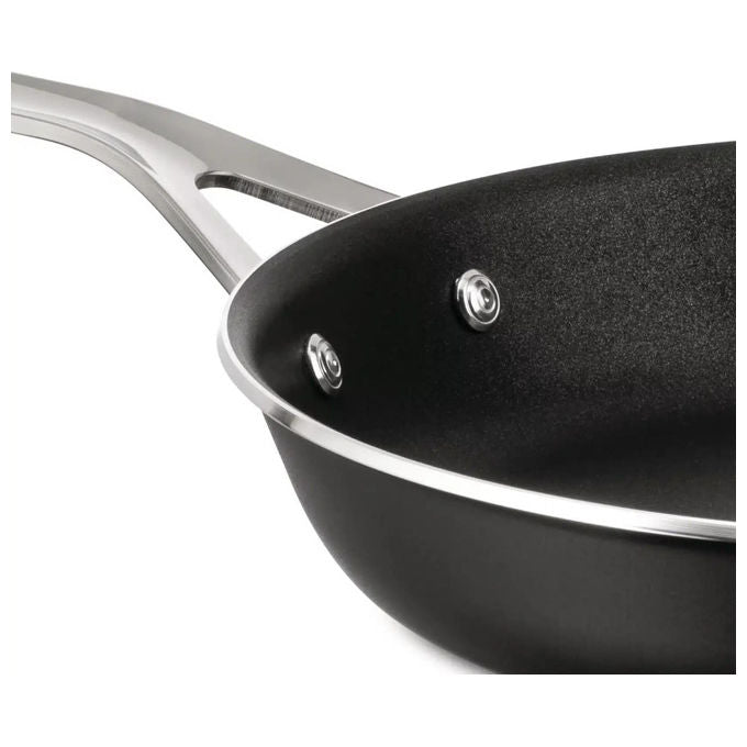 Alessi padella antiaderente Pots and Pans, 16 cm, rivestimento ceramico senza PFAS, compatibile induzione, nera