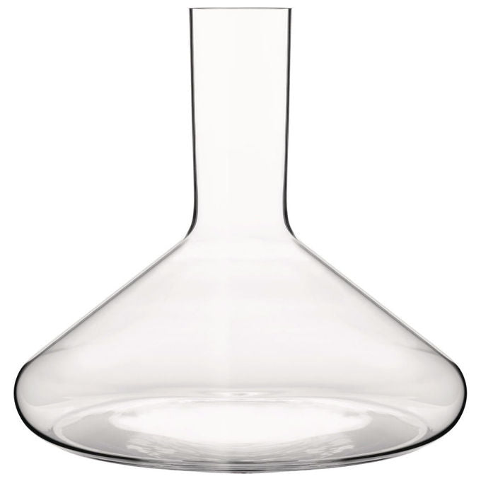 Alessi Eugenia decanter in vetro cristallino, design Naoto Fukasawa, 75 cl, lavabile in lavastoviglie