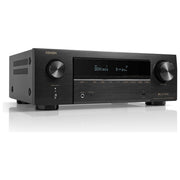 Denon AVR-X1800H, amplificatore AV 7.2 canali, 80 W, Dolby Atmos, DTS:X, HDMI 2.1 8K, Wi-Fi, Bluetooth, HEOS, DAB+, nero