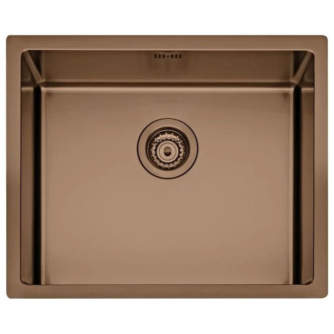 Apell lavello sottotop vasca singola, MEM54GP, 540x440 mm, finitura oro PDV