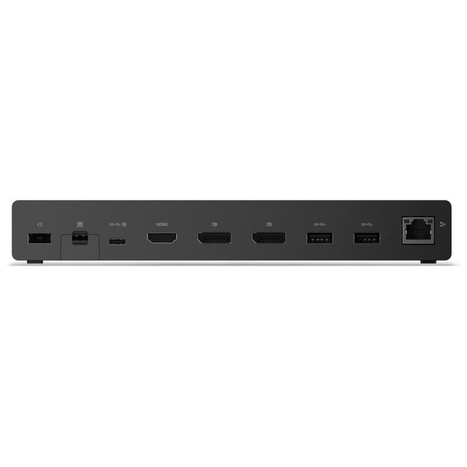 Lenovo ThinkPad USB4 Dock 5000, docking station Thunderbolt 4, 4 display, 4K, 4x USB-A, 2x USB-C, HDMI 2.1, 2x DisplayPort, Ethernet, 100W, nero