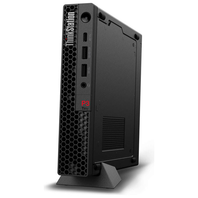 Lenovo ThinkStation P3 Tiny Gen 2, mini pc workstation, Intel Core Ultra 9 285, 32 GB DDR5, SSD 1 TB NVMe, Nvidia RTX A1000 8 GB, Wi-Fi 7, Windows 11 Pro, nero