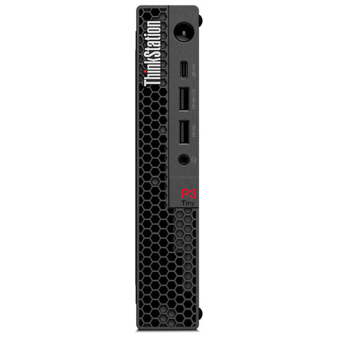 Lenovo ThinkStation P3 Tiny Gen 2, mini pc workstation, Intel Core Ultra 9 285, 32 GB DDR5, SSD 1 TB NVMe, Nvidia RTX A1000 8 GB, Wi-Fi 7, Windows 11 Pro, nero
