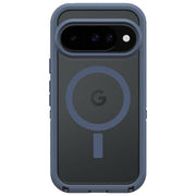 OtterBox Defender Pro XT custodia per Google Pixel 10 e Pixel 10 Pro, protezione militare MIL-STD-810G, ricarica wireless 15W, blu trasparente