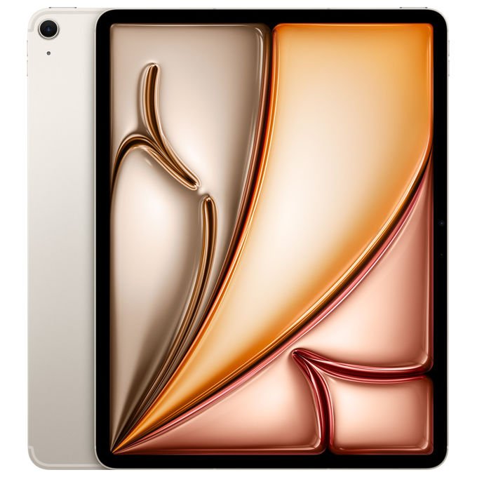 Apple iPad Air 13 pollici, chip M4, Wi-Fi + Cellular, 512GB, display Liquid Retina, 5G, iPadOS, Galassia