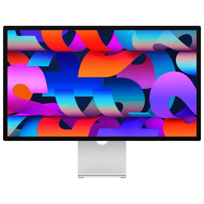 Apple Studio Display 27 pollici 5K, vetro nanotexture, sostegno inclinazione regolabile, 12MP Center Stage, Thunderbolt 5, argento