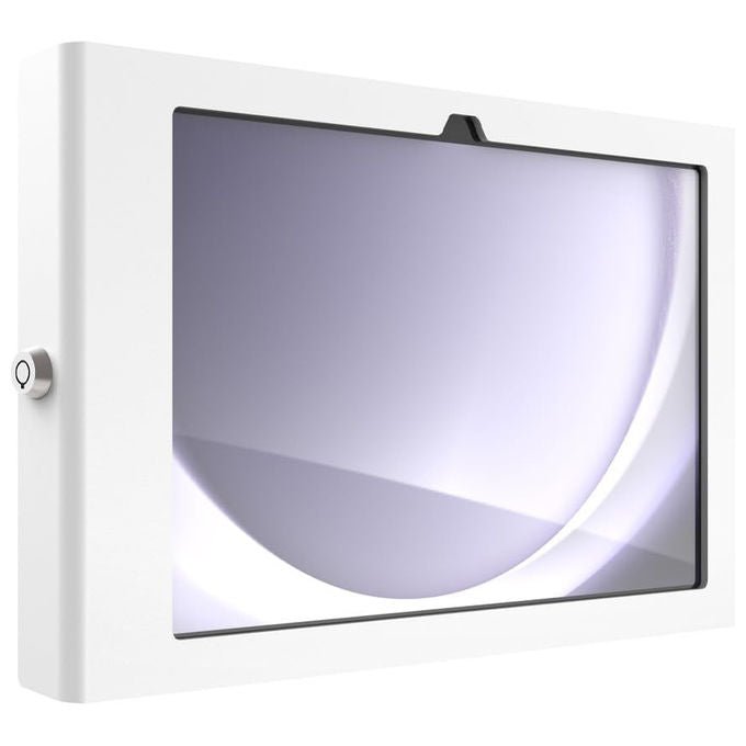 Compulocks custodia di sicurezza a parete per Samsung Galaxy Tab A9 Plus, 11'', con chiave, alluminio, bianco