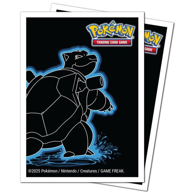 Ultra Pro buste protettive Pokémon Apex, Neon Kanto Blastoise, 105 pezzi, dimensioni standard