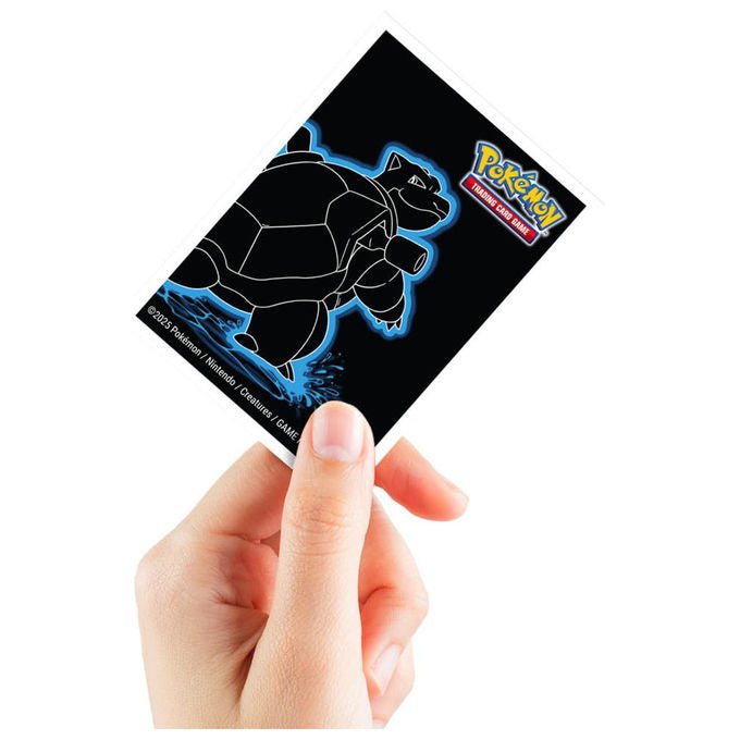 Ultra Pro buste protettive Pokémon Apex, Neon Kanto Blastoise, 105 pezzi, dimensioni standard
