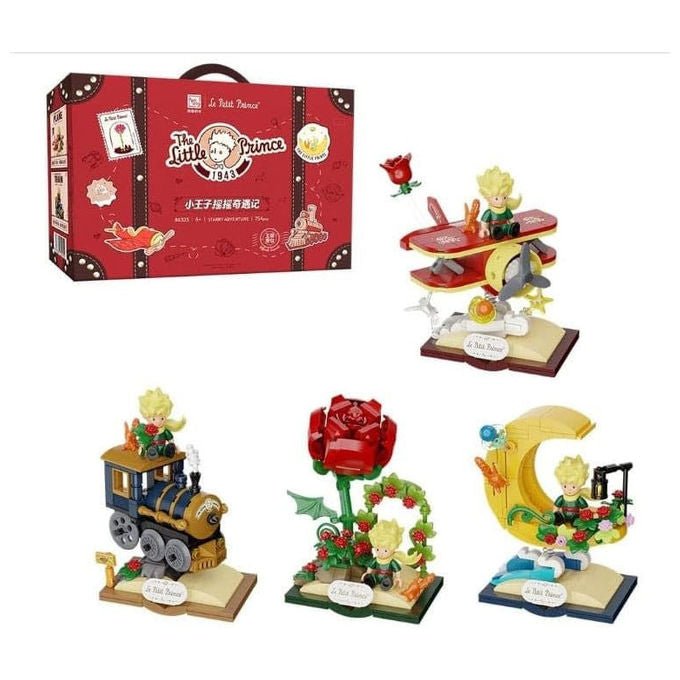 Pantasy set costruzione Il Piccolo Principe Starry Ride Series 4 statuette incluse licenza ufficiale eta' 6+