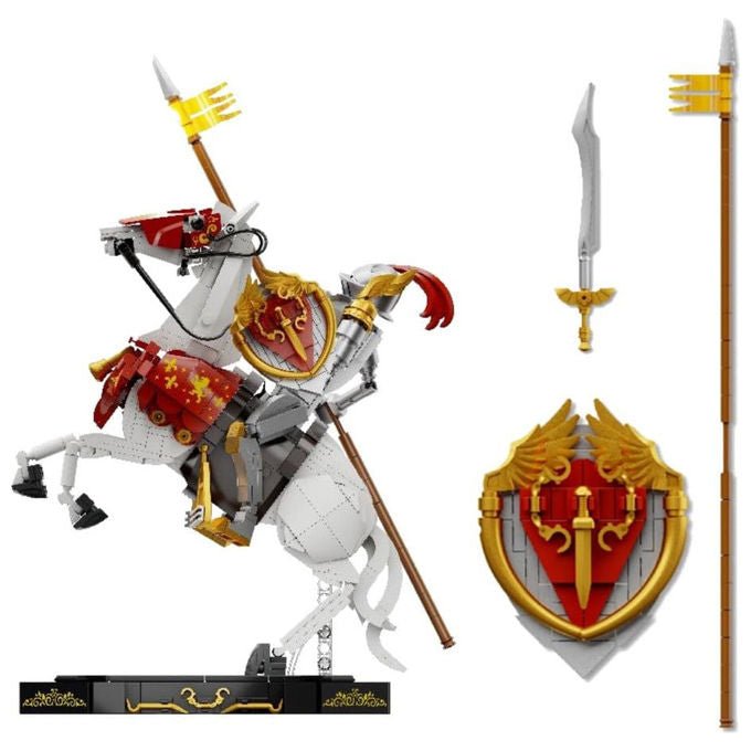 Pantasy set di costruzione cavaliere medievale 905 pezzi licenza ufficiale eta' 6+ modello 85030