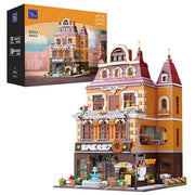 Pantasy set costruzioni panificio edificio modulare 4 piani 1663 pezzi eta' 14+ bakery building