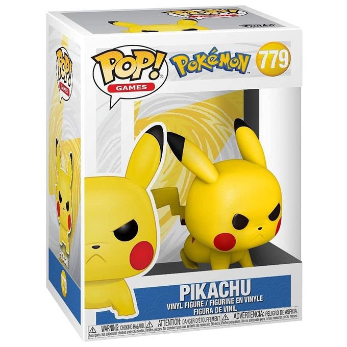 Funko pop games Pokémon Pikachu posizione di attacco figura da collezione in vinile 9 cm