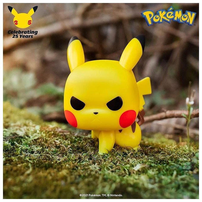 Funko pop games Pokémon Pikachu posizione di attacco figura da collezione in vinile 9 cm