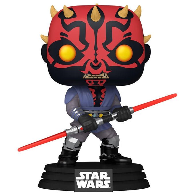 Funko pop! Star Wars Maul Shadow Lord, figura in vinile da collezione, 9,5 cm, bobble head, personaggio Sith