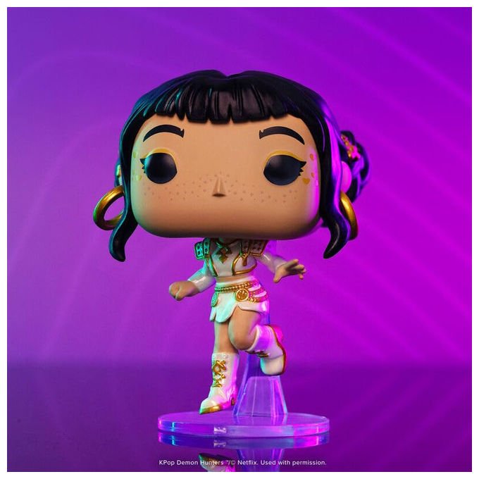Funko pop animation K-pop Demon Hunters Zoey #2429 figura in vinile da collezione 9 cm Netflix