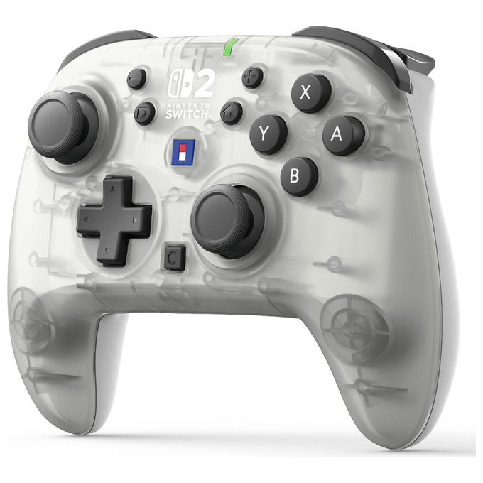HORI HORIPAD Turbo Wireless Frost controller per Nintendo Switch 2 bianco Bluetooth stick TMR pulsanti programmabili