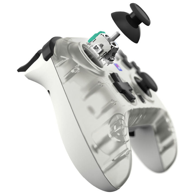 HORI HORIPAD Turbo Wireless Frost controller per Nintendo Switch 2 bianco Bluetooth stick TMR pulsanti programmabili