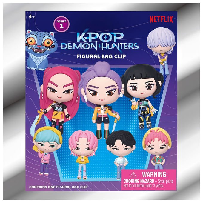 Cinereplicas portachiavi squishy Kpop Demon Hunters personaggio Zoey Hamburger Noodles materiale PU merchandise Netflix