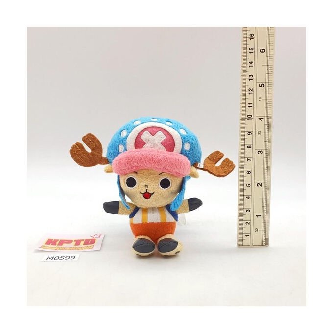 Cinereplicas portachiavi peluche Tony Tony Chopper One Piece 100% poliestere 9.5 x 6 cm