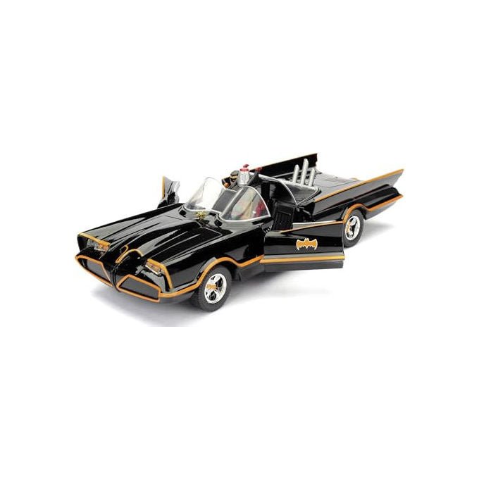 JADA toys batmobile classic 1966 modellino die-cast scala 1:24 replica ufficiale dc comics personaggio batman incluso