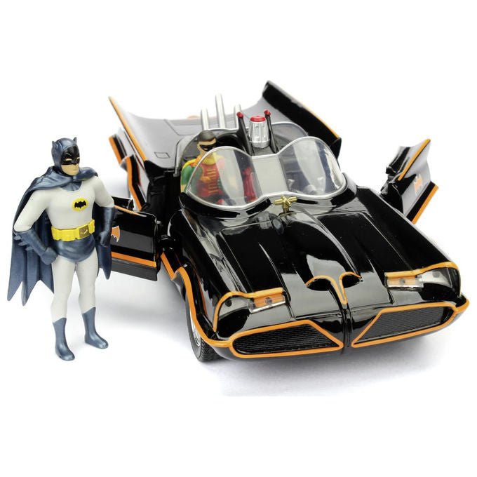 JADA toys batmobile classic 1966 modellino die-cast scala 1:24 replica ufficiale dc comics personaggio batman incluso