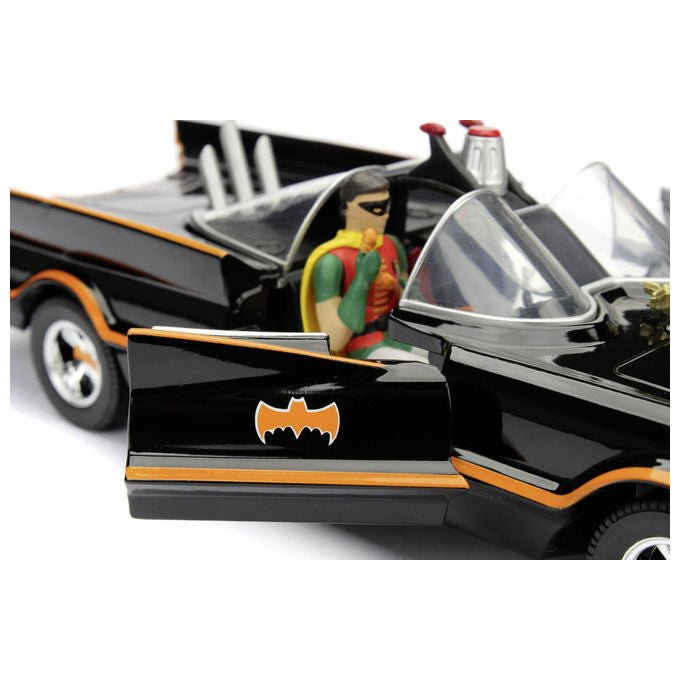 JADA toys batmobile classic 1966 modellino die-cast scala 1:24 replica ufficiale dc comics personaggio batman incluso