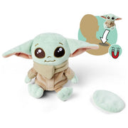 Simba peluche Grogu da spalla Star Wars The Mandalorian magnetico morbido 12 cm licenza ufficiale Disney
