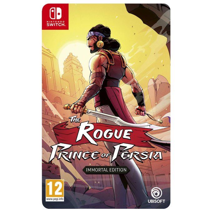 Ubisoft The Rogue Prince of Persia Immortal Edition Nintendo Switch steelbook carte artistiche poster roguelite azione avventura