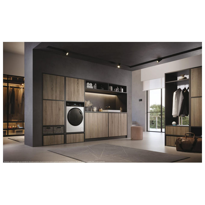 Haier HW100B14959NEUIT I-Pro Serie 5 Lavatrice Frontale 10 Kg 1400 rpm Classe A Wi-Fi Direct Motion (85x60x58 cm) colore Bianco