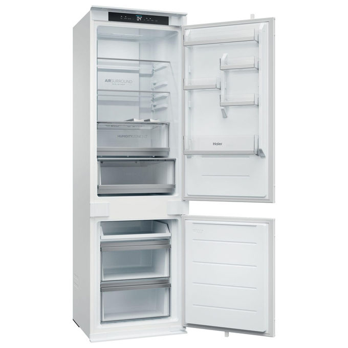 Haier HBQW5518E ID Titanium 2 Frigorifero Combinato da Incasso 251 L 177 cm Classe E 35 dB No Frost Wi-Fi Inverter colore Bianco