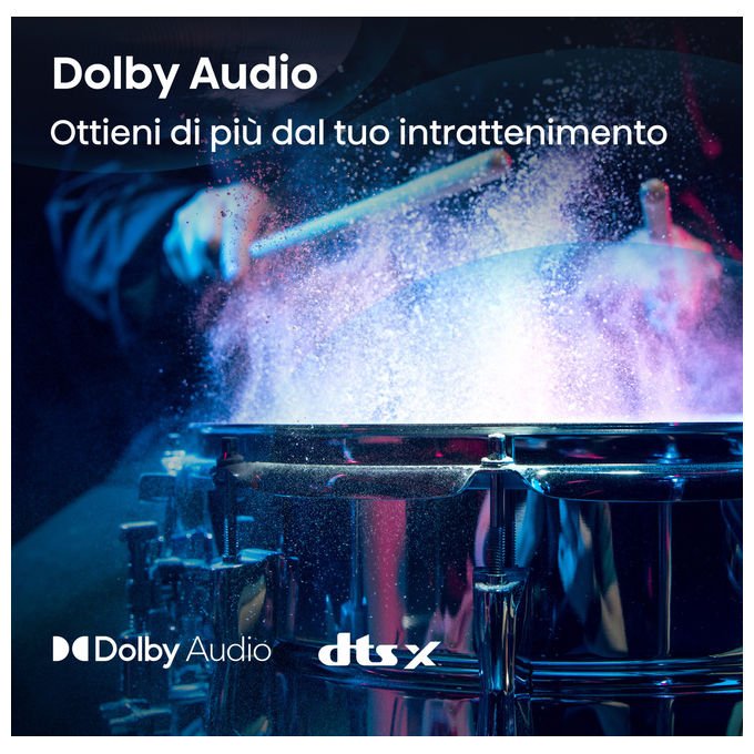 Hisense smart tv 40 pollici, Full HD, DLED, 40A4Q, VIDAA, Dolby Audio, Game Mode, Wi-Fi, DVB-T2, nero