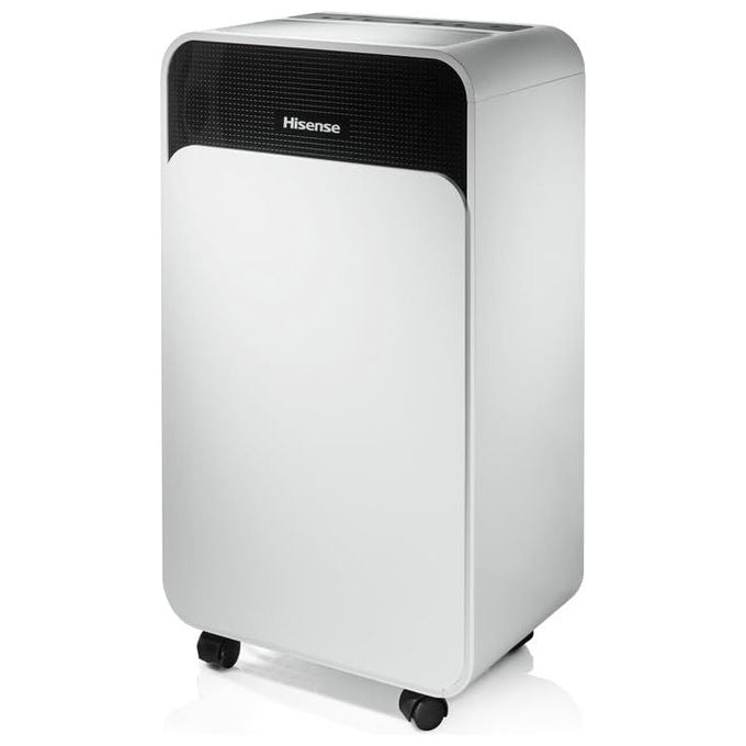Hisense deumidificatore D16CW, 16 litri al giorno, wifi, timer, funzione asciugatura, silenzioso 40 dB, bianco