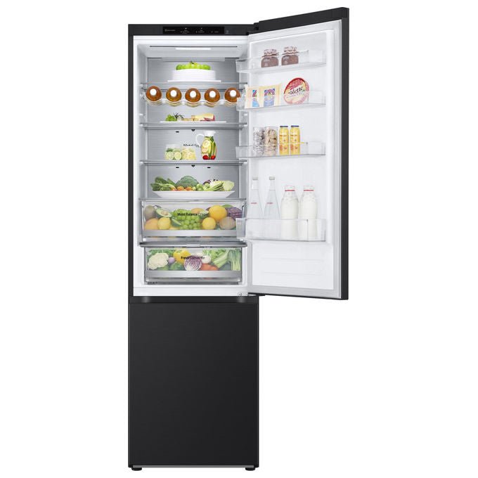LG frigorifero combinato GBV5240DEP, 387L, classe D, Total No Frost, Fresh Converter, porte piatte, Matte Black