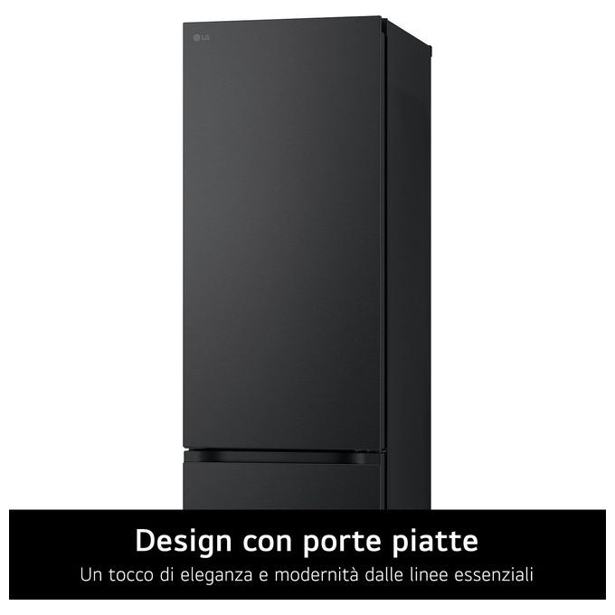 LG frigorifero combinato GBV5240DEP, 387L, classe D, Total No Frost, Fresh Converter, porte piatte, Matte Black