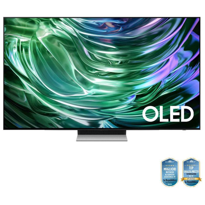 Samsung tv oled 48 pollici, 4k, processore NQ4 AI Gen2, HDR+, Motion Xcelerator 144Hz, Dolby Atmos, Smart Hub, Carbon Silver