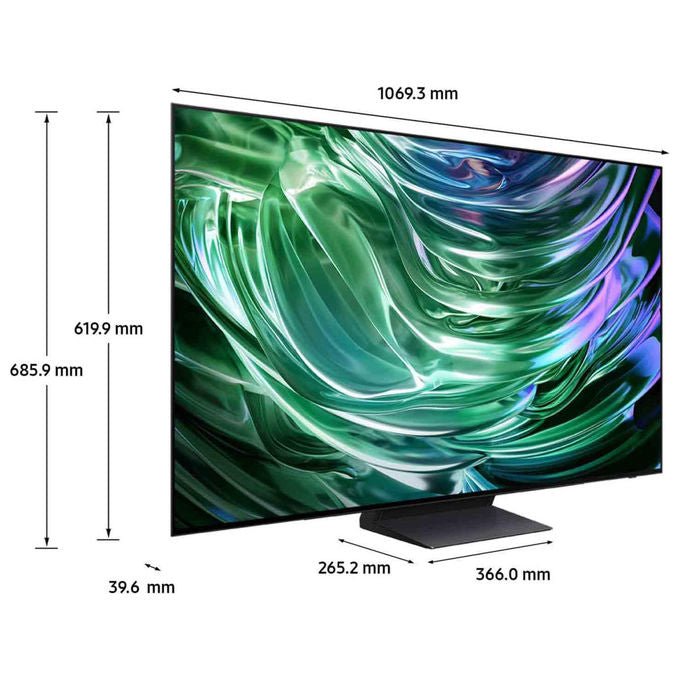 Samsung tv oled 48 pollici, 4k, processore NQ4 AI Gen2, HDR+, Motion Xcelerator 144Hz, Dolby Atmos, Smart Hub, Carbon Silver