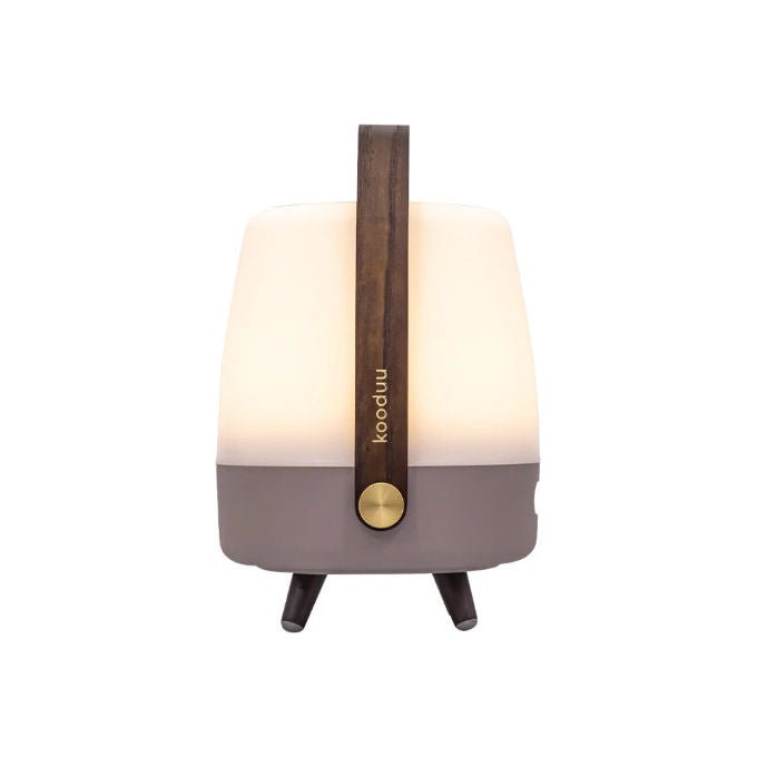 Kooduu Lite-up Play Mini 2.0, lampada altoparlante con JBL, bluetooth 5.3, luce LED 2700K, 8W, batteria 11h, Terra