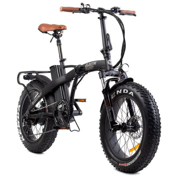 Trevi bicicletta elettrica fat bike, 48V, 13Ah, e-bike ruote larghe, batteria integrata