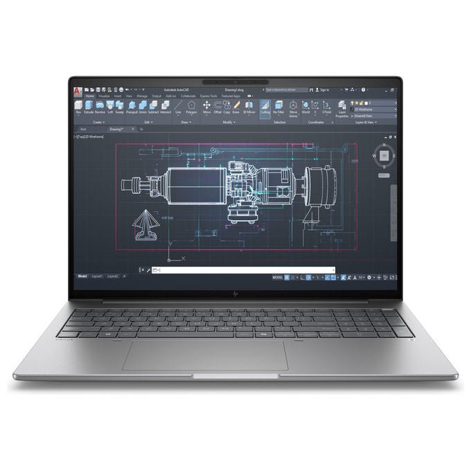 HP ZBook 8 G1i, workstation mobile 16'' WUXGA, Intel Core Ultra 9 285H, 32 GB DDR5, 1 TB SSD, Nvidia RTX 500 Ada, Wi-Fi 7, Windows 11 Pro
