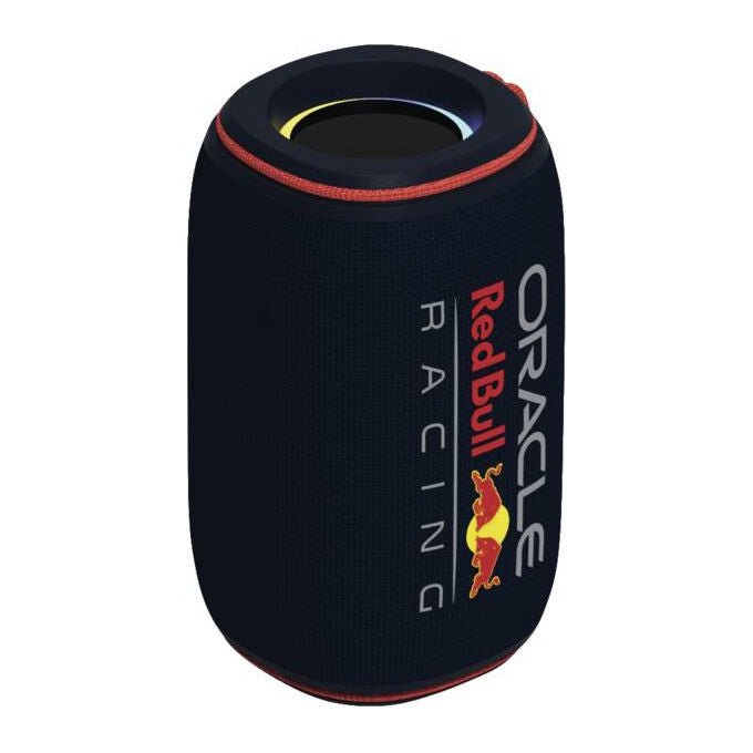 Red Bull Racing altoparlante portatile bluetooth 16W, RDBSPEAKER10W, wireless, ingresso aux, microSD, maniglia integrata, nero rosso