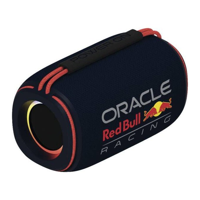 Red Bull Racing altoparlante portatile bluetooth 16W, RDBSPEAKER10W, wireless, ingresso aux, microSD, maniglia integrata, nero rosso
