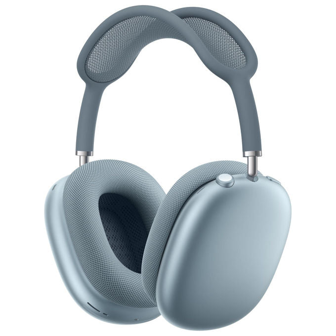 Apple AirPods Max 2, cuffie wireless over-ear, cancellazione attiva del rumore, audio spaziale personalizzato, chip H2, 20 ore autonomia, azzurro