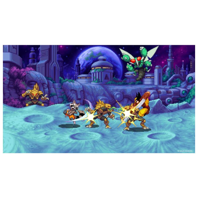 Marvel Cosmic Invasion, gioco Nintendo Switch, picchiaduro, 15 eroi, pixel art, tag-team, multiplayer locale e online