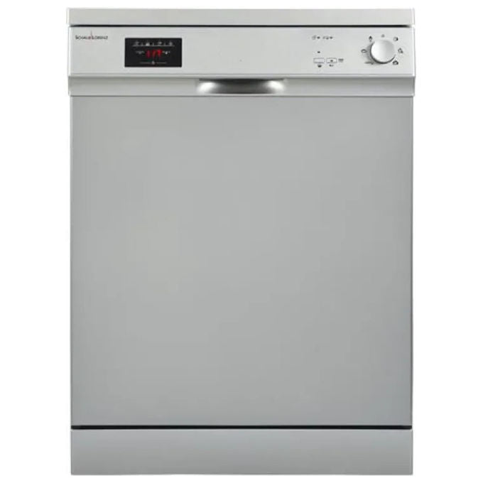 Schaub Lorenz lavastoviglie libera installazione, 13 coperti, classe E, argento, 5 programmi, 46 dB, AquaStop, SVDW513DS