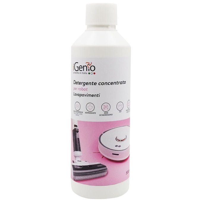 Igenio detergente concentrato per robot lavapavimenti 996, 500 ml, fior di loto, igienizzante, no risciacquo, multisuperficie