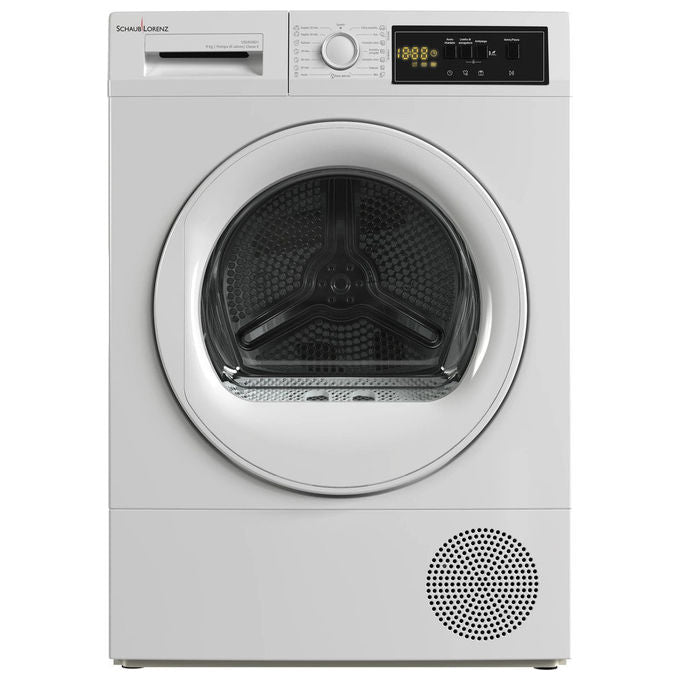 Schaub Lorenz asciugatrice 9 kg pompa di calore, classe E, motore inverter, 15 programmi, VSDR09D1, bianco