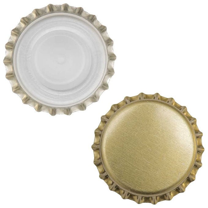 Cenigomma tappi a corona con bidule incorporato, 200 pezzi, diametro 29 mm, colore verde, per birra e vino artigianale
