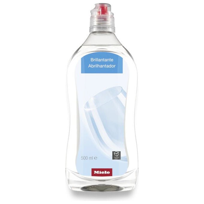 Miele brillantante per lavastoviglie, 500 ml, protezione vetro, anti calcare, favorisce asciugatura